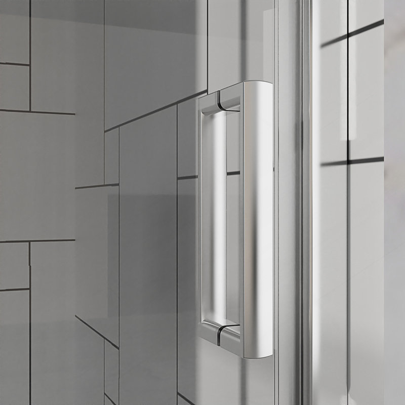 32" W X 72" H Frameless Bi-Fold Swing Shower Door