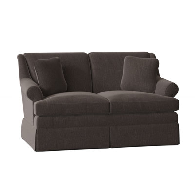 Connor 59" Rolled Arm Loveseat with Reversible Cushions