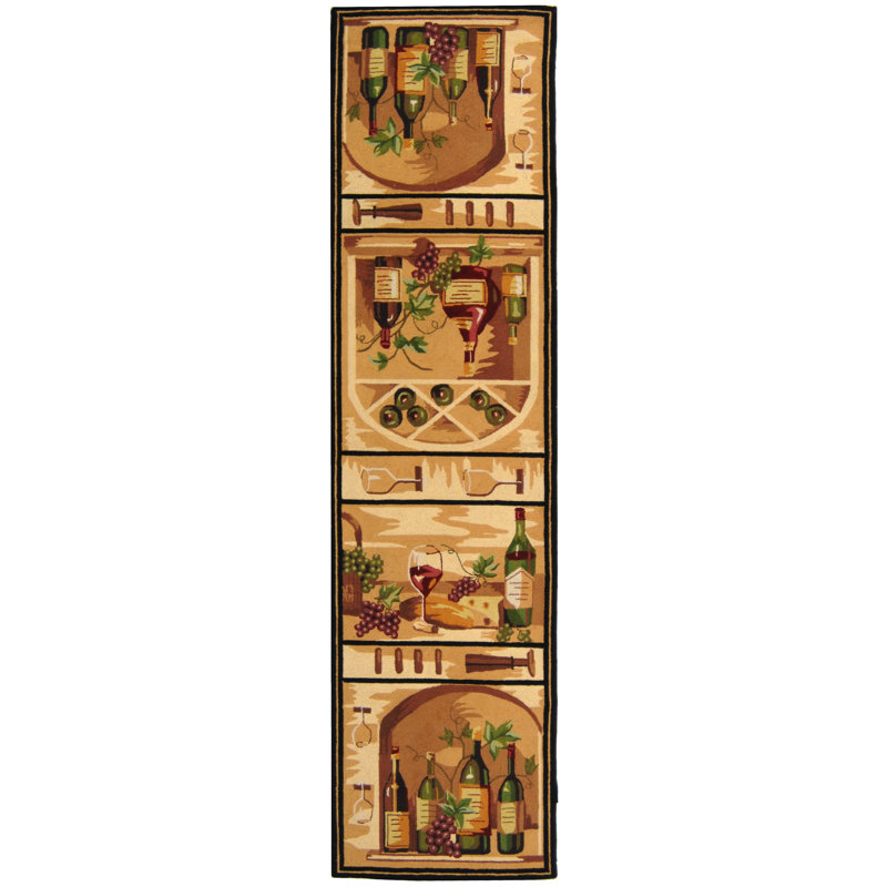 Brayton Hand Hooked Wool Rug, Runner 2'6" x 6'