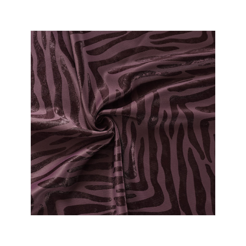 Panneau de rideau simple occultant et isolant avec œillets Safari, Mauve, l 52" x L 95"