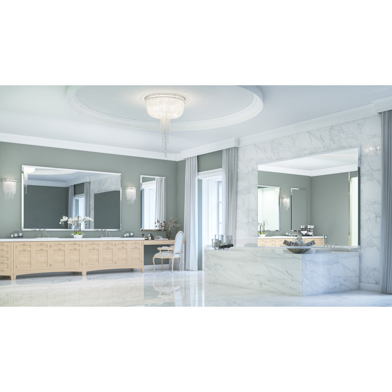 Cascata 8 LT Chrome/Clear Chandelier Allegri