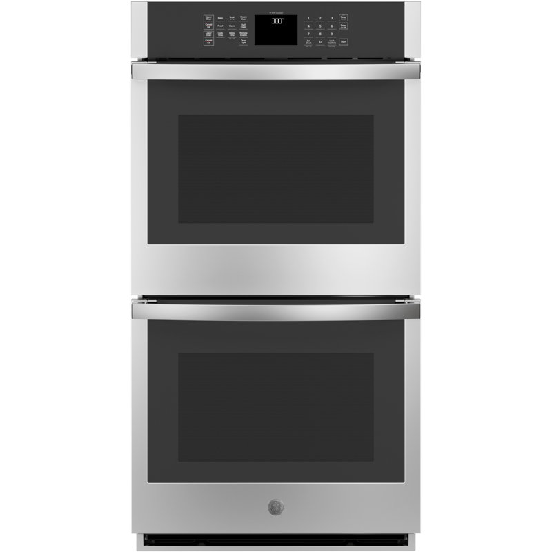 GE Smart Appliances Smart Built-in 27" Self-Cleaning Electric Double Wall Oven, Stainless Steel