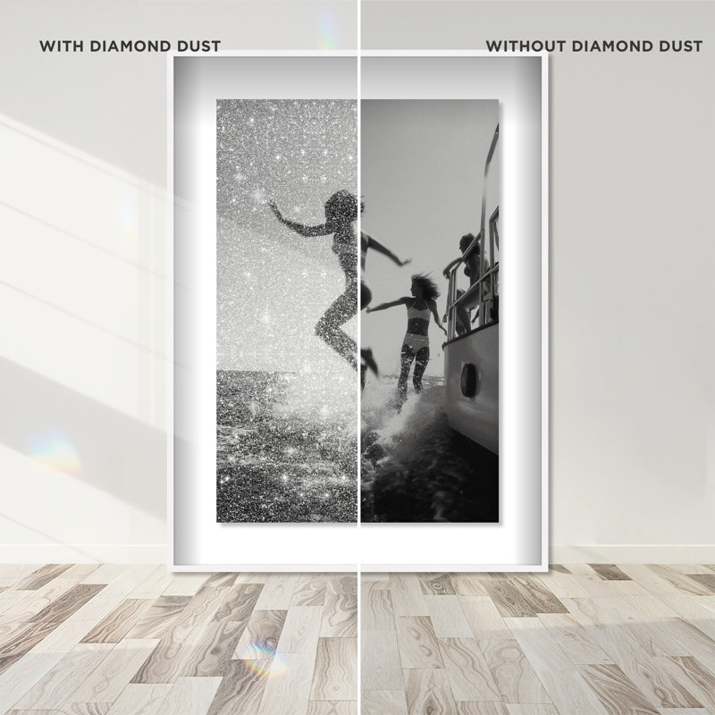 Liquid Gravity Shadowbox Nautical & Beach Print by Oliver Gal, Black Frame, 10 x 15, 17.5"H x 25.5"W, White Shadowbox