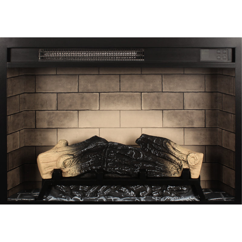 Electric Fireplace Insert With Multicolor Flame Options: Enhance Your Space 5.3 Inch Wide Fireplace: Space Heating Option
