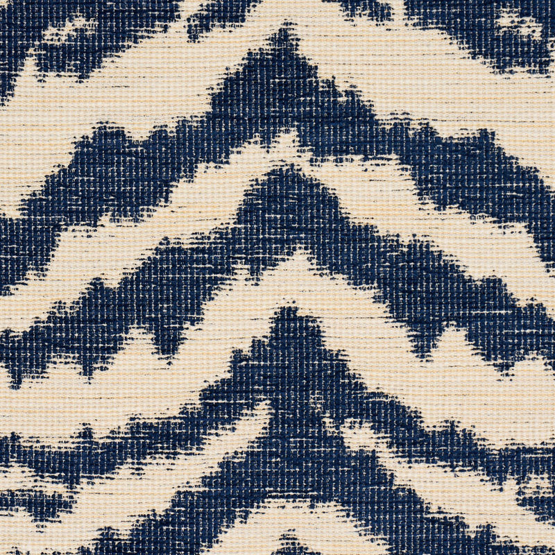 Tissu Shivalik Hills Tiger, Indigo