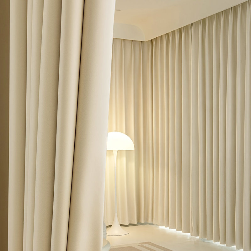 MEISIMANGSHA Rideaux occultant en tissu de haute précision à plis pincés, ensemble de 2 panneaux, bloquant la lumière de 70% à 90%, plusieurs couleurs et tailles disponibles pour le salon de la chambre à coucher