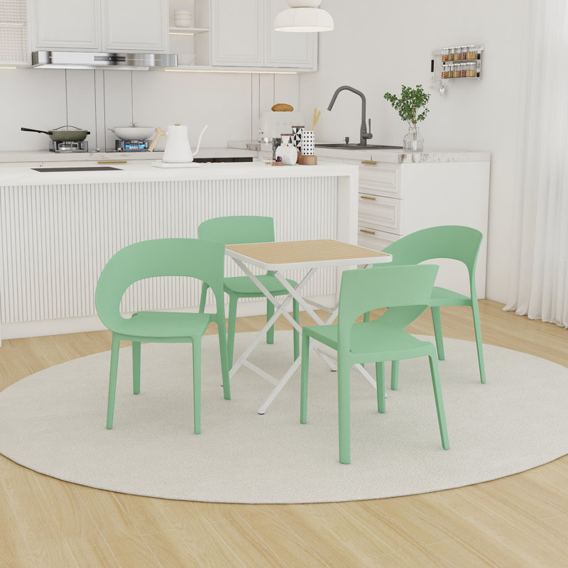Chaise en polypropylène Haze Green
