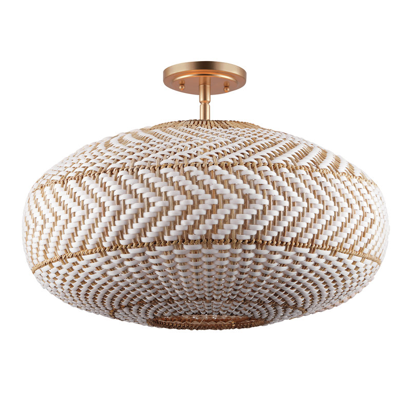 Chastyn 4 Light Soft Gold Semi Flush