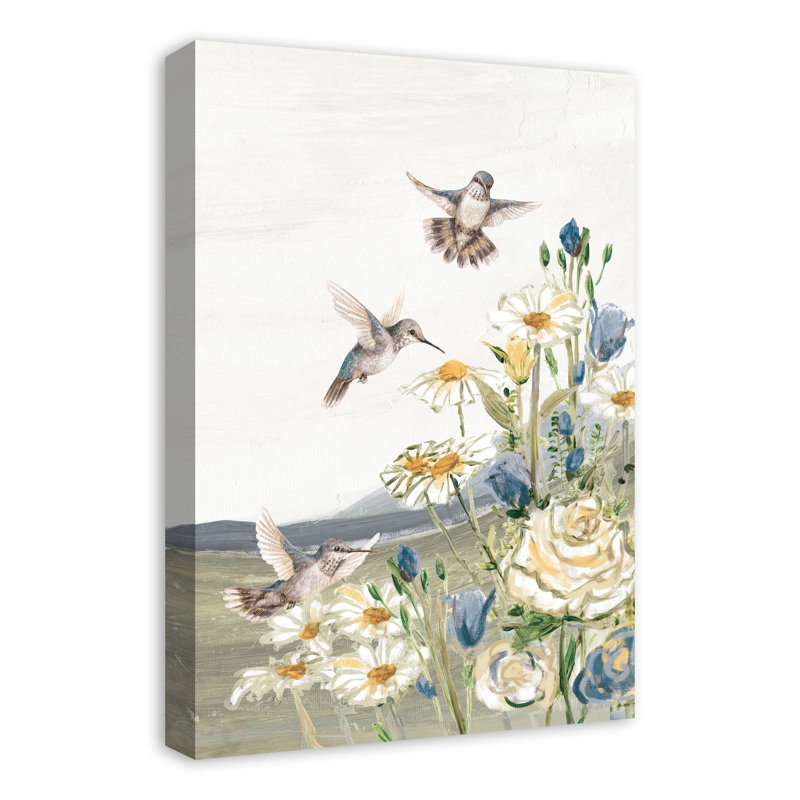 Impression sur toile Hummingbird Haven, H 24 po x l 16 po