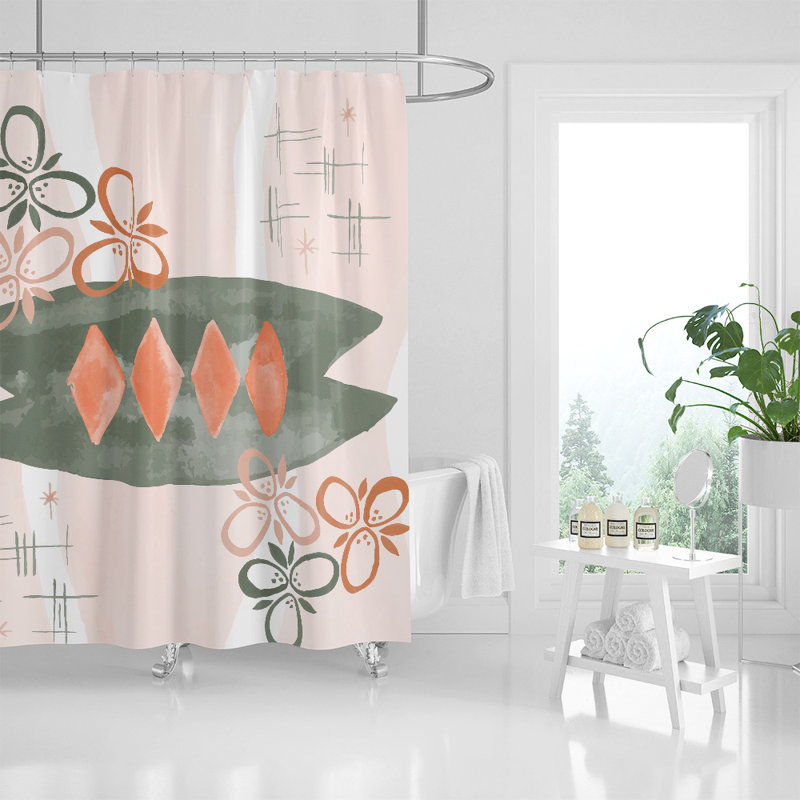 Rideau de douche simple Faribault, H 72 po x l 70 po
