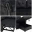 Canapé-lit modulaire convertible de 100 po avec lit escamotable, canapé moderne en forme de U modulable en forme de U avec méridienne de rangement pour salon et appartement