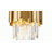Transitional 4 Light Chrome Crystal Pendant-1589479216