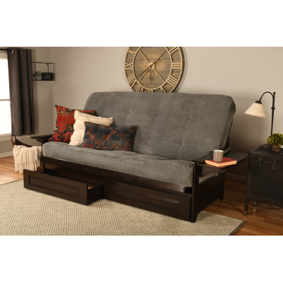 Stratford Queen 87'' Upholstered Futon