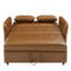 Orisfur. Fauteuil convertible 51,57 po avec accoudoirs surdimensionnés réglables avec trois ports USB pour les petits espaces-1624264319