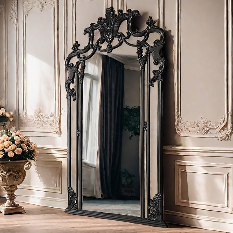 Miroir pleine grandeur à fixation murale, 27,56 po x 66,93 po