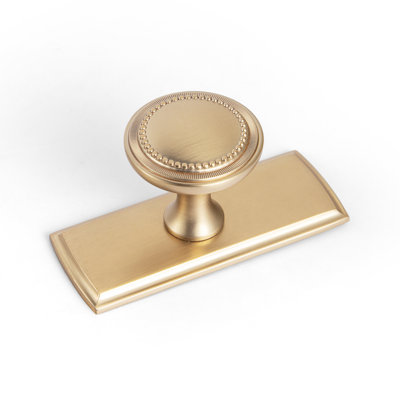 1 1/3" Mushroom Knob With Backplate(G011)