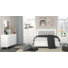 Ensemble de chambre configurable avec lit plateforme 5 pièces Casilda