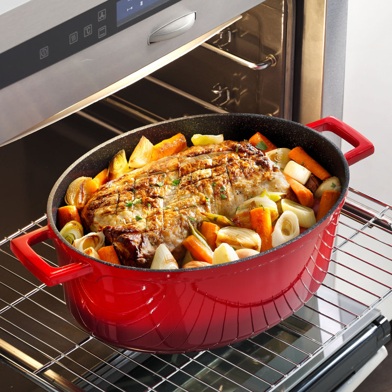6.6 l Aluminium Oval Dutch Oven