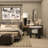 Black Metal Room Wall Mirror with Thin Frame-1437974562-1437974560