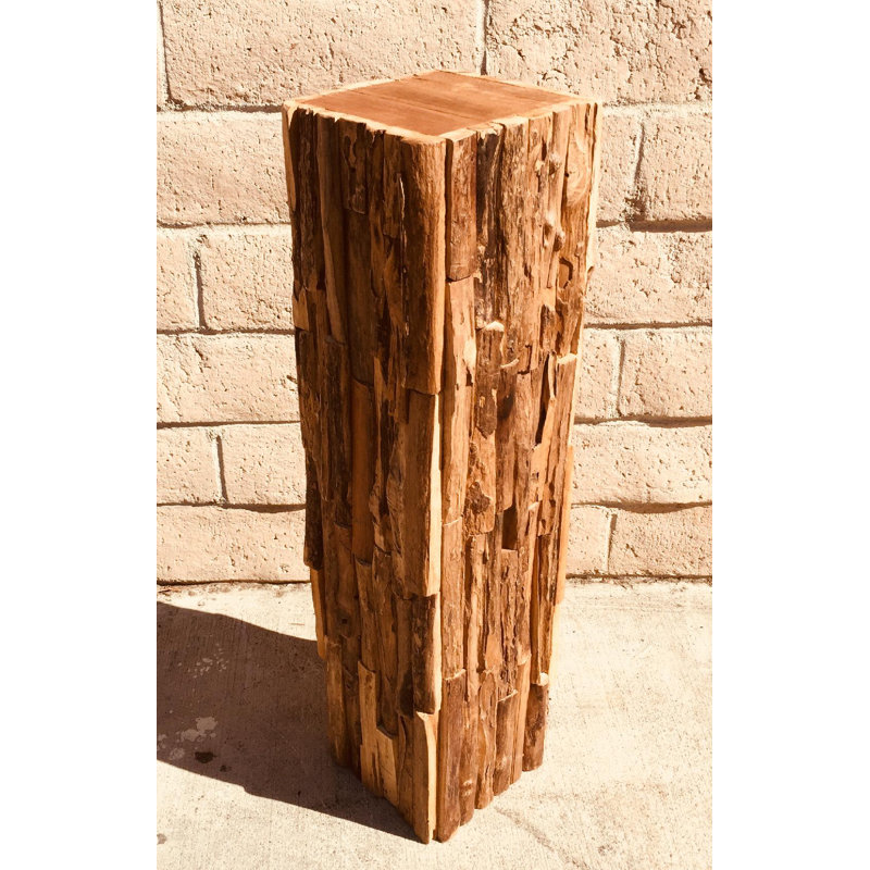 Richas Plant Stand, Natural, 40" H x 9" L x 9" D