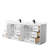 Strada 84 " W Freestanding Standard 2 Double Vanity Bathroom Vanity With Quartz Top-98213390-92723793-92723790