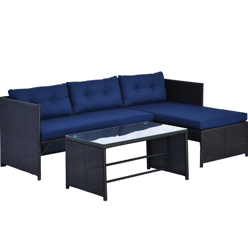 Ensemble de canapé d'extérieur Loveseat