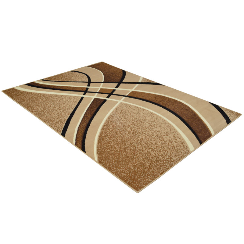 Aibek Geometric Indoor Rug, Rectangle 5'2" x 7'
