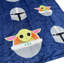 Couverture de canapé pique-nique en soie bleu marine Baby Yoda Star Wars