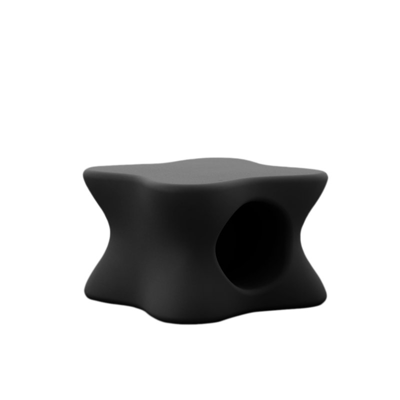 Pal Plastic/Resin Coffee Table, Black