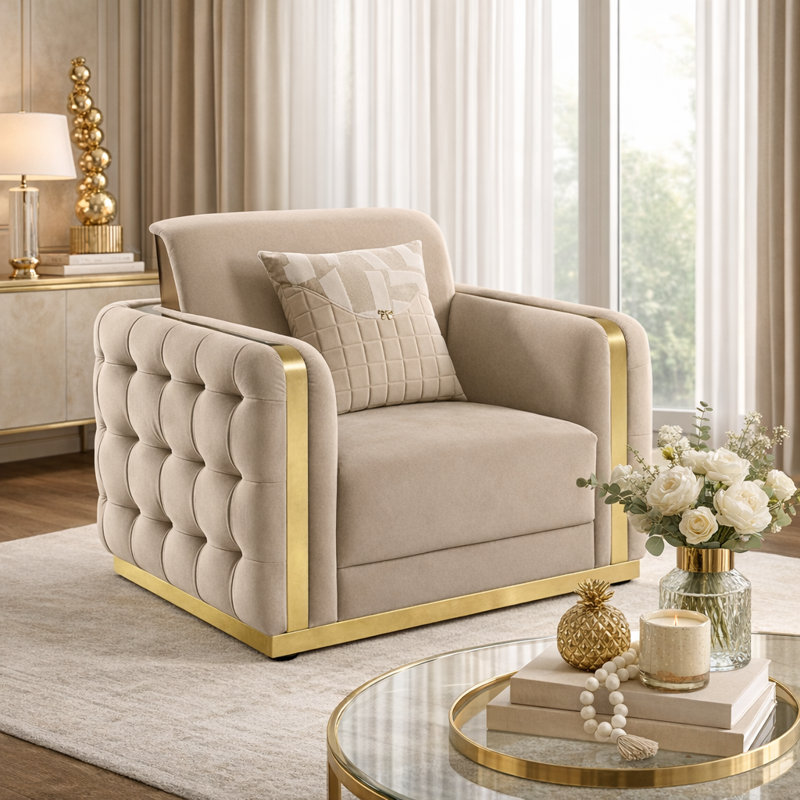 Chaise 5925 Freemont en taupe