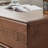 Modern rectangular solid wood coffee table-110606511