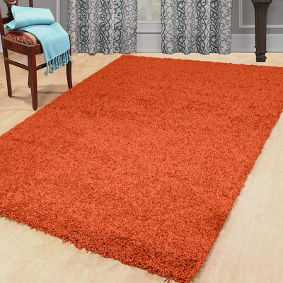 Kailum Solid Colour Shag Area Rug