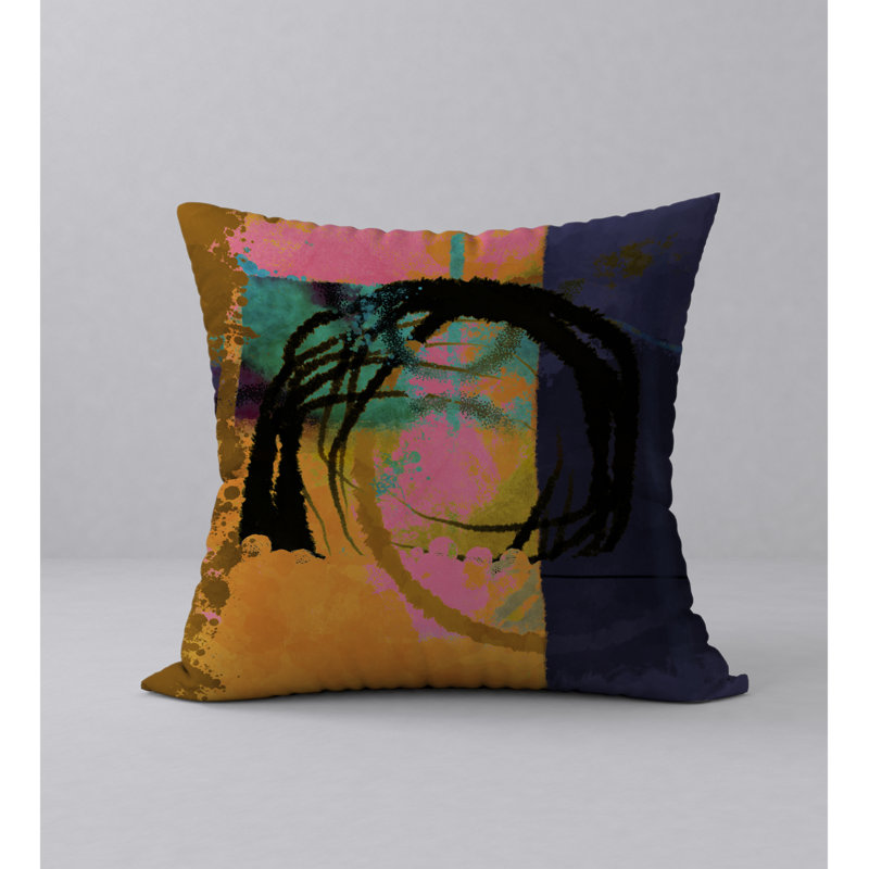  Housse de coussin carré et insert, H 18 po x l 18 po x p 5 po