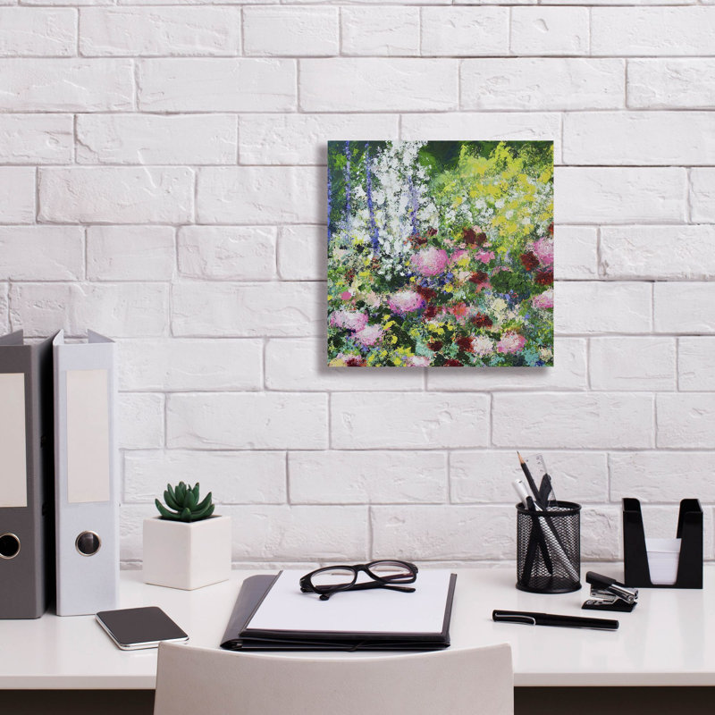  «Summertime» par Allan Friedlander, art mural sur toile, 12 po x 12 po, H 12 po x l 12 po