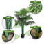110cm Faux Palm Tree in Pot