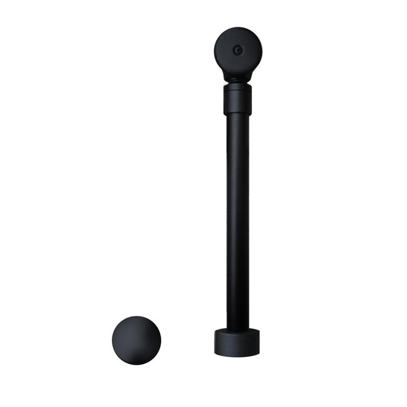 Avalon 1.5"  Push to Seal Bath Tub Waste & Overflow, Matte Black