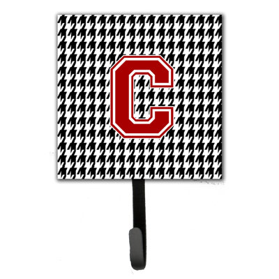 Porte-laisse houndstooth et crochet mural