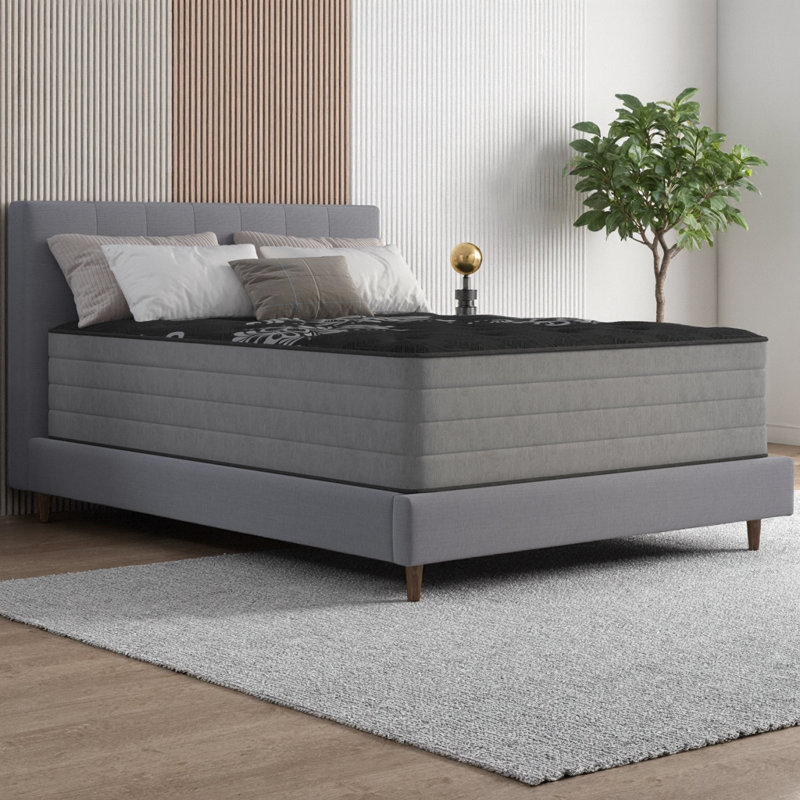 14" Heavy Duty Cooling Mattress - Firm/Medium Plush Quilted with Infused Copper Gel Layer & Reinforced Coils for Cool, Undisturbed Sleep | Twin to King Sizes | Made in USA