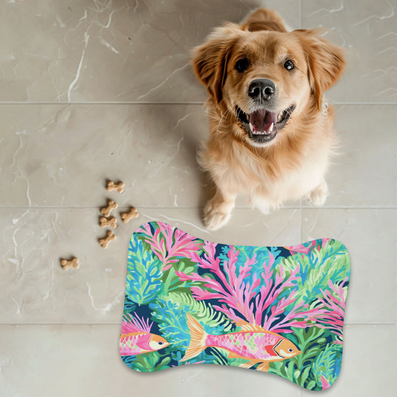 Tapis de bord en forme d'os 1 pièce