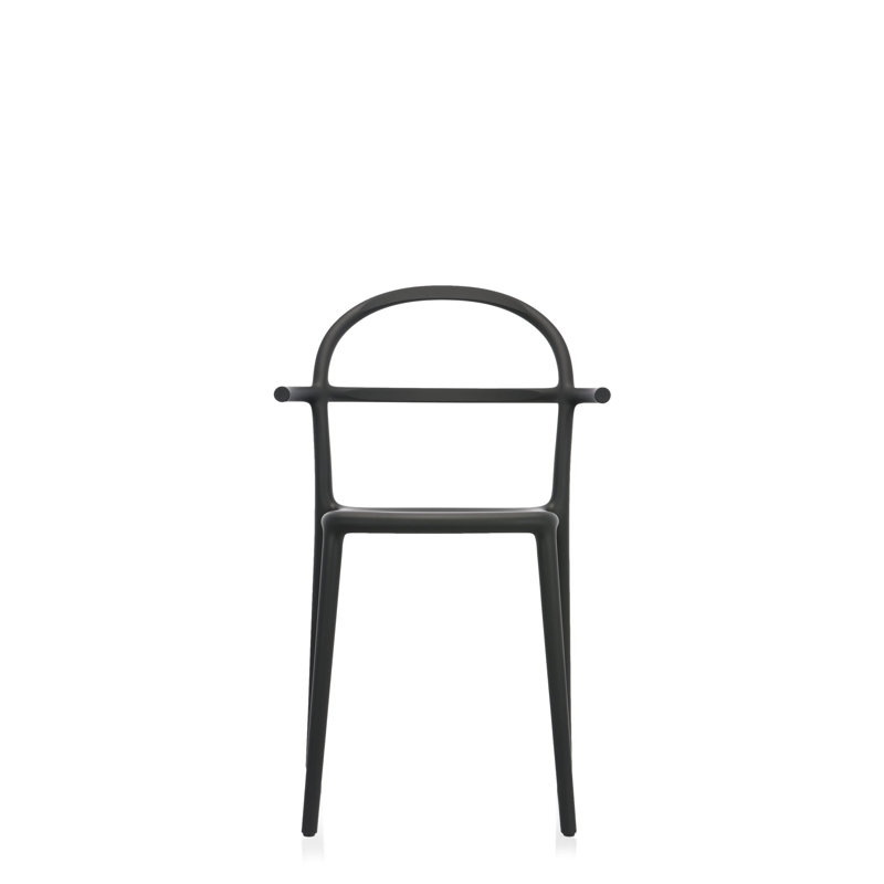 Generic C Arm Chair, Black