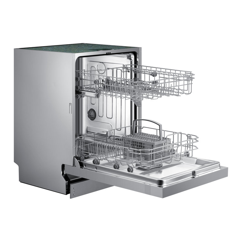 24" Stainless Steel Built-In Dishwasher with Front Control