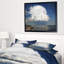 «Heavy White Cloud Above Sea», reproduction de photo sur toile tendue encadrée-26685419