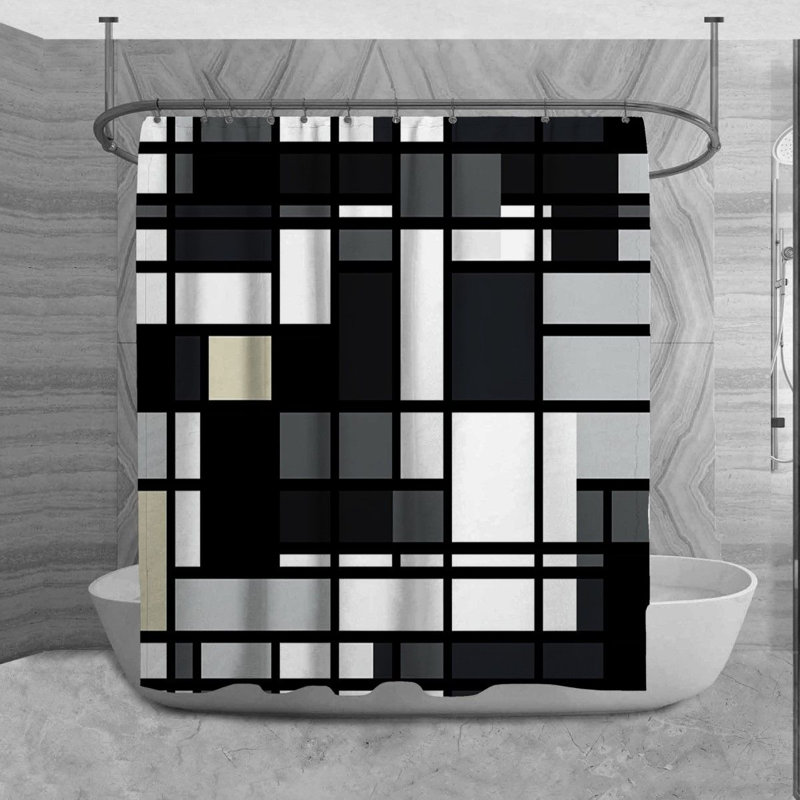 Rideau de douche Rokach, H 73 po x l 70 po