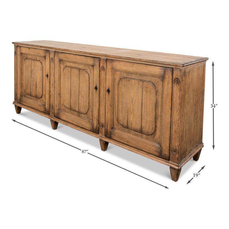French Country Sideboard, Old Pine Stain