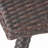 17.7" Outdoor Accent Side Table - PE Wicker & Iron, Weatherproof, Perfect For Chairs, Drinks & Snacks - Easy Assembly-1794652008