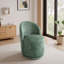 Upholstered Chenille Swivel Barrel Chair-1512078762