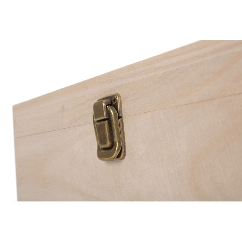 Unvarnished Wooden Box