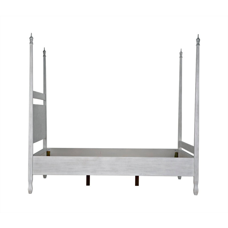 Venice Bed, White Wash, Queen