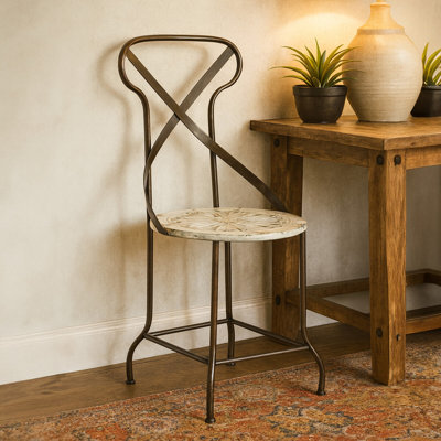 Craybrough Counter Stool with Metal Frame