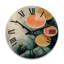 Horloge murale en bois massif Sanaoubar-997172300